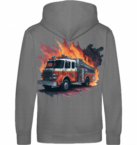 Firetruck Flames - Hoodie