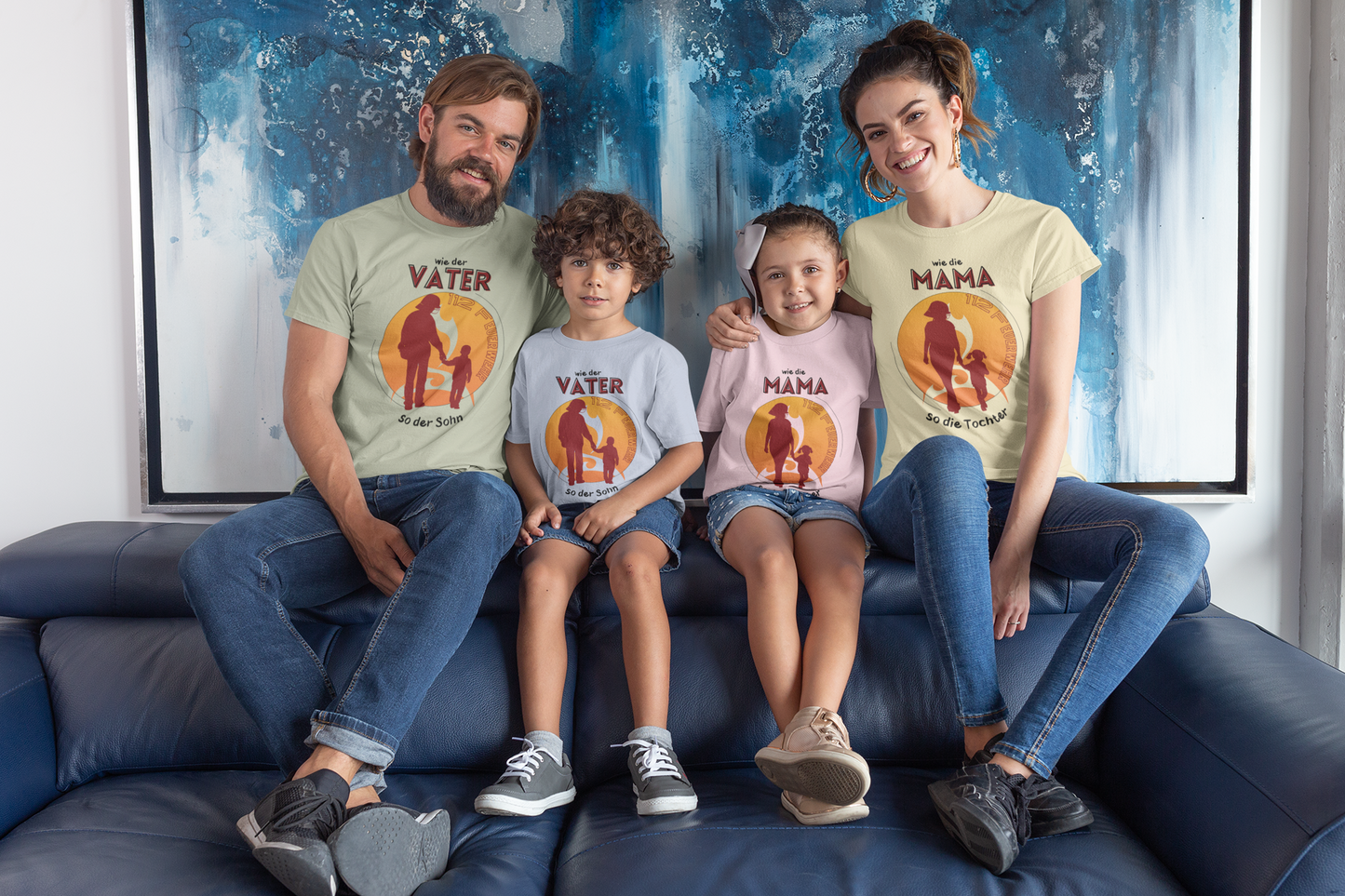 Wie der Vater so der Sohn - Herren Bio Shirt