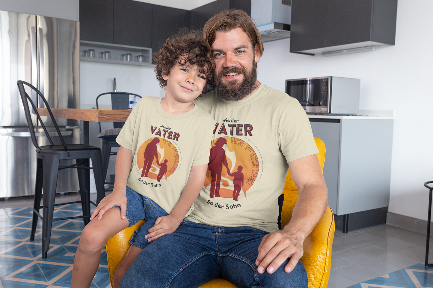 Wie der Vater so der Sohn - Herren Bio Shirt