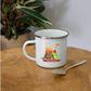 Brandwache - Emaille-Tasse - weiß