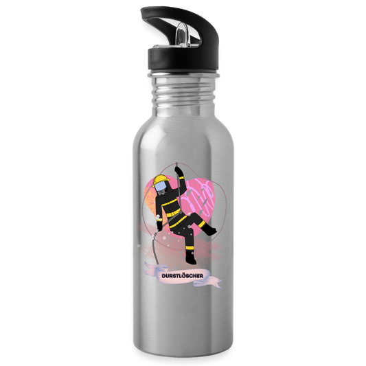 Durstlöscher (pink) - Trinkflasche - Lightsilver