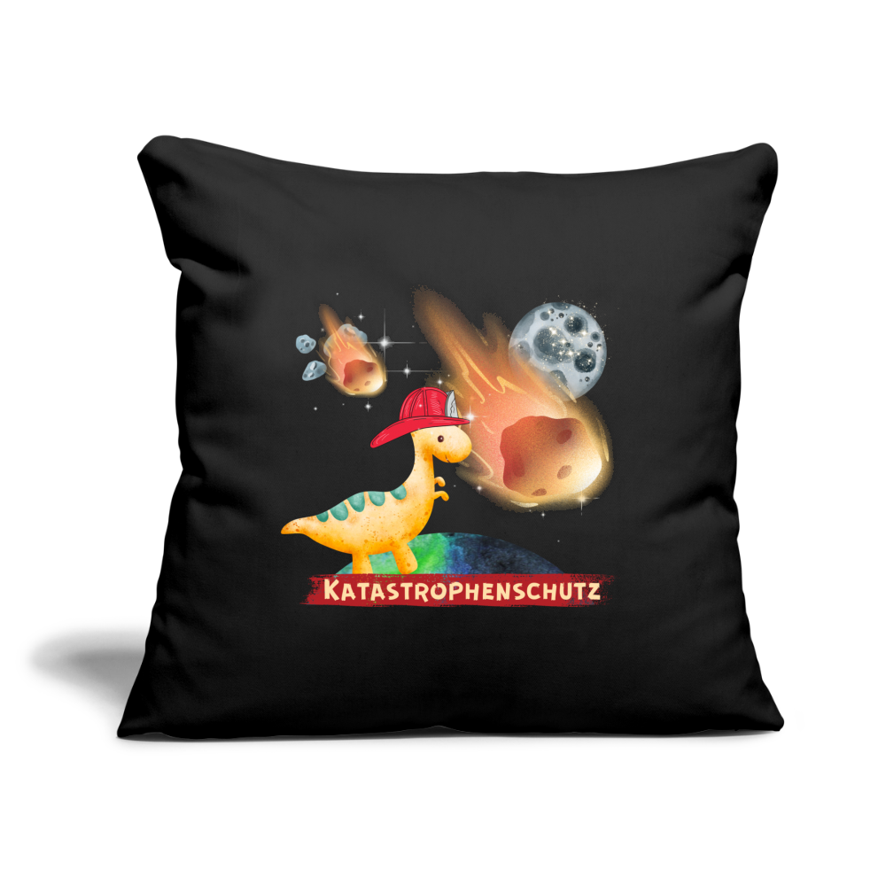 Katastrophenschutz - Sofakissen mit Füllung - Schwarz