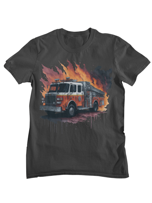 Firetruck Flames - Shirt